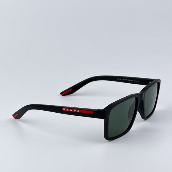 Prada Linea Rossa PS05YS DG006U BRAND NEW Sunglasses Black Rubber Unisex - Picture 5 of 9